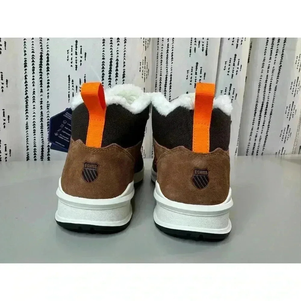 K-Swiss NWT Men’s Vista Trainer Mid Winter Sherpa Lined Size 8 Hike Outdoor Gorp - Picture 6 of 13